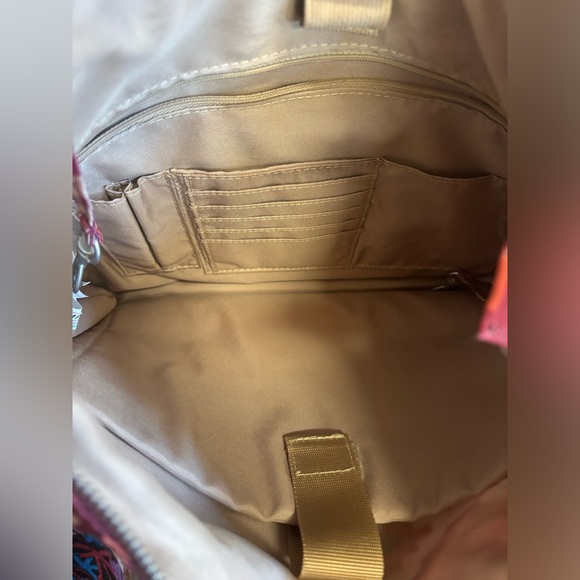 Baggallini Alberta Tote. Aztec Print Shoulder Crossbody Tablet Travel Bag - Picture 6 of 16